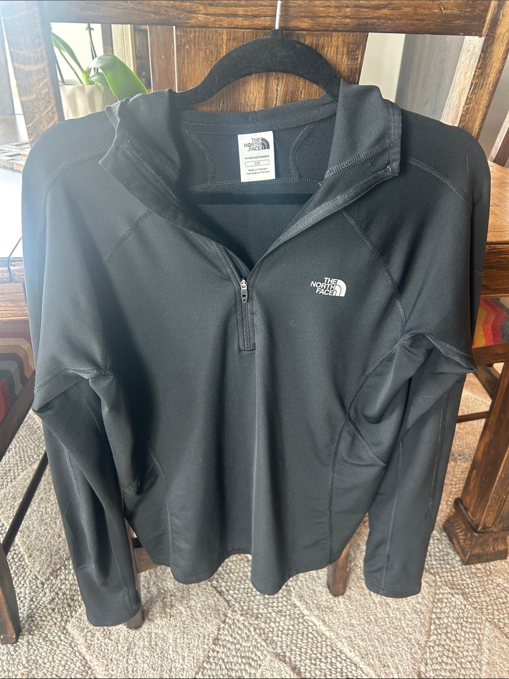 The North Face Black Half-Zip Performance Hoodie